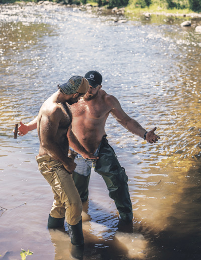Drummer Mag Men Getting Horny In Boots And Waders