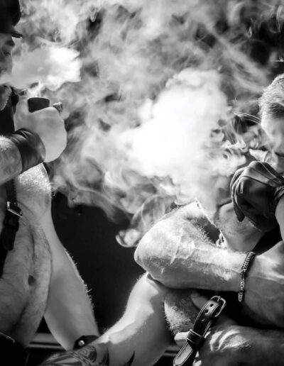 Drummer Mag Leathermen Smoking Cigars