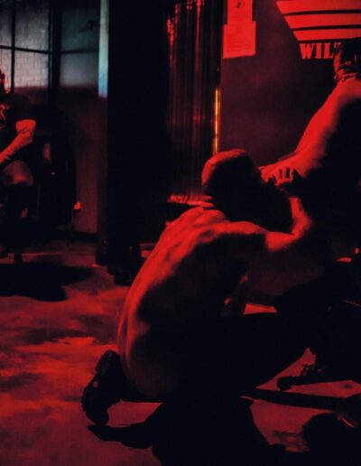 Drummer Mag Ass Eating Man Being Watched