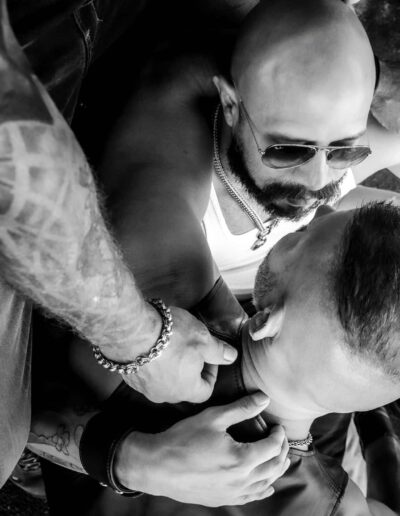 Drummer Mag Leathermen Embrace