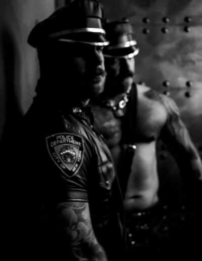 Drummer Mag Cop With Leather Man