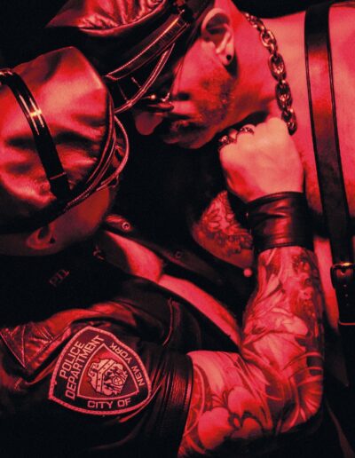 Drummer Mag Cop And Leather Man