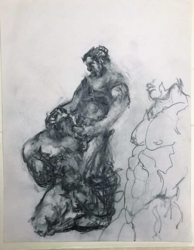 Drummer Mag Art Sketch Of Man Forced To Suck Dick
