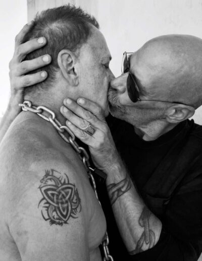 Drummer Mac Pic Of Inked Men Kissing