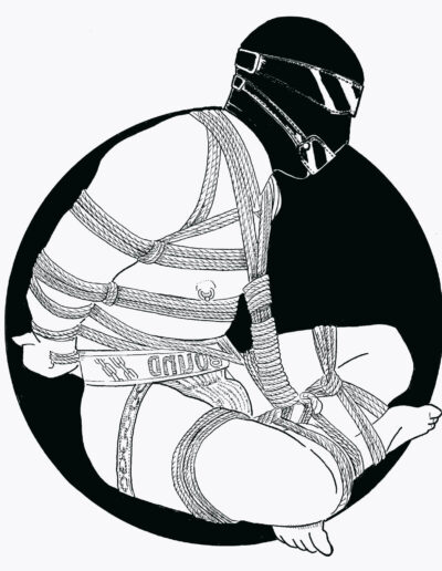 Drummer Mag Bound Slave Art