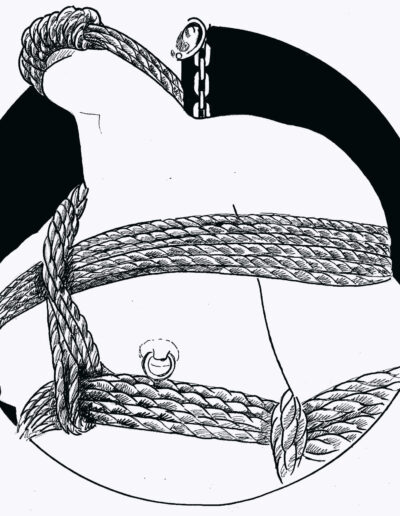 Drummer Mag Slave Gagged And Bound With Rope
