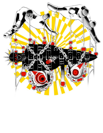 Drummer Mag Illustration Master And Sleep Sac Puppet