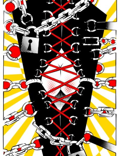 Drummer Mag Art Laced Bodybag Drawing