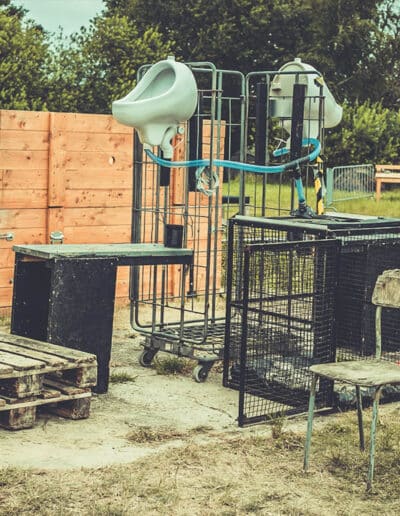 Drummer Men Urinals For Feeding Caged Slaves